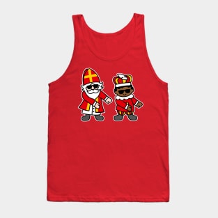 Sinterklaas Zwarte Piet Floss Dance Flossing Sint Tank Top